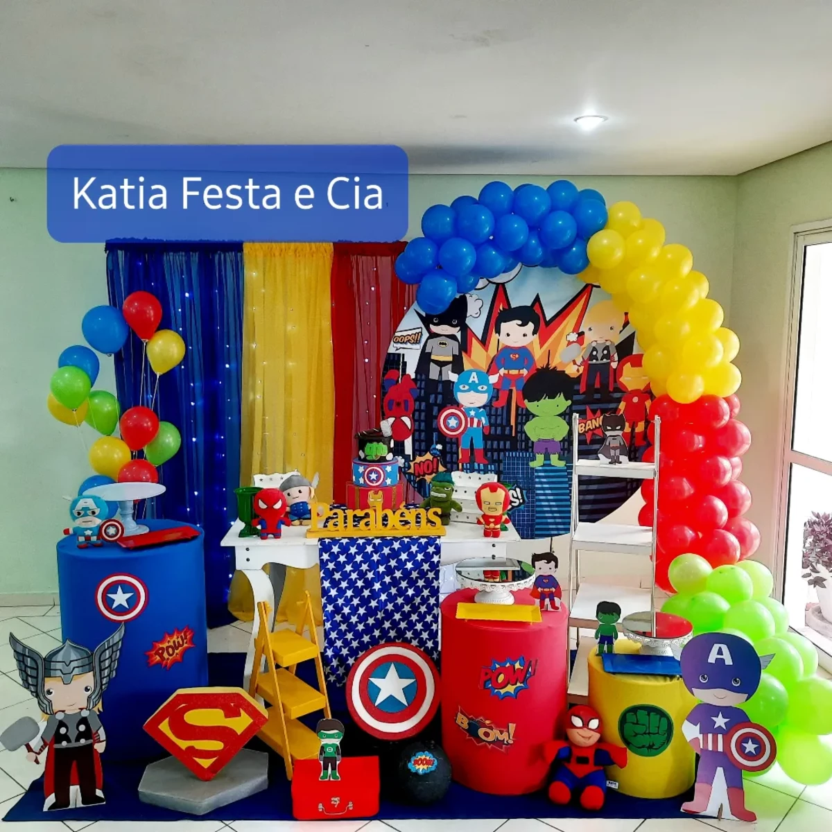 Decoração Festa Heróis