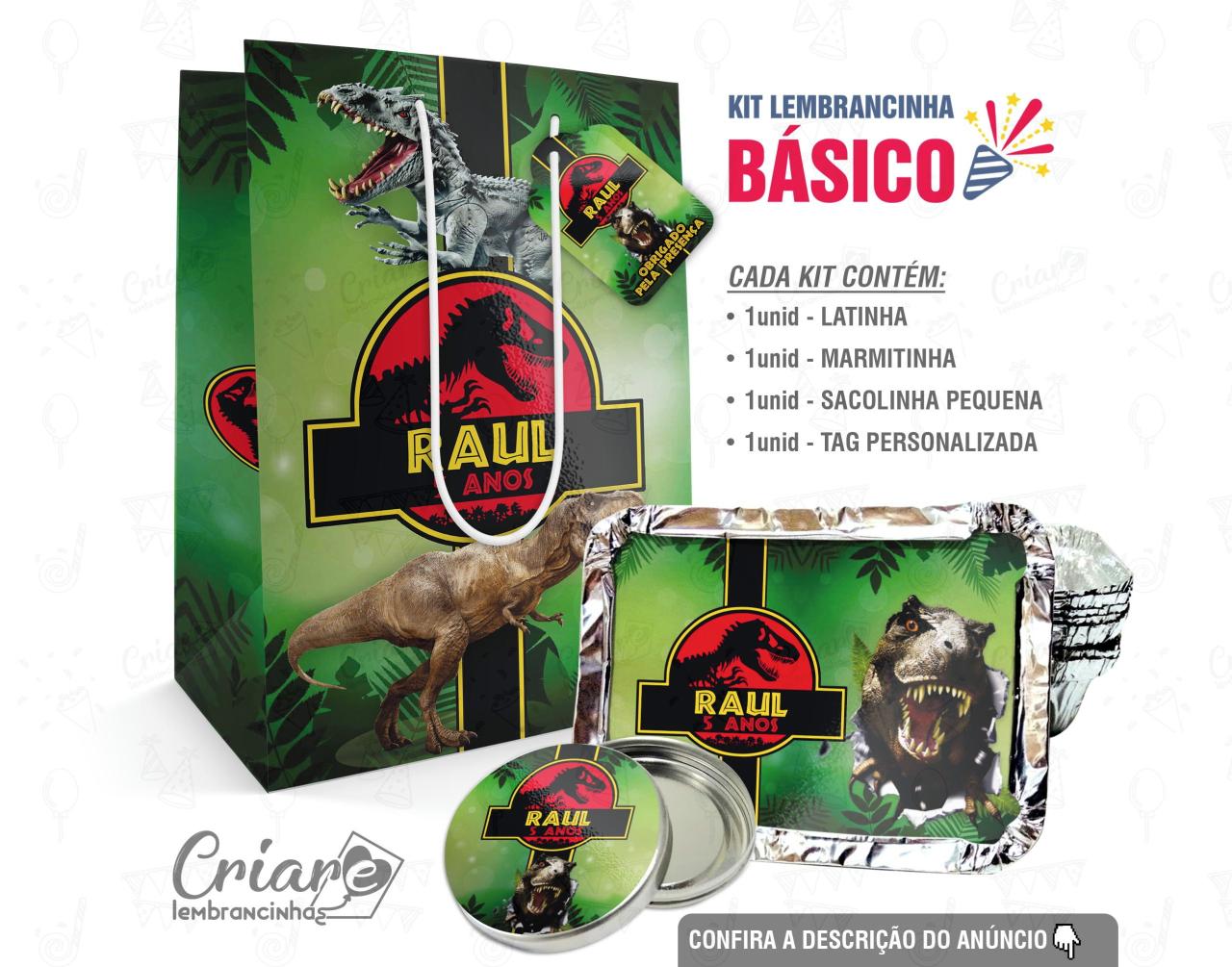 site:elo7.com.br Lembrancinha Jurassic Park