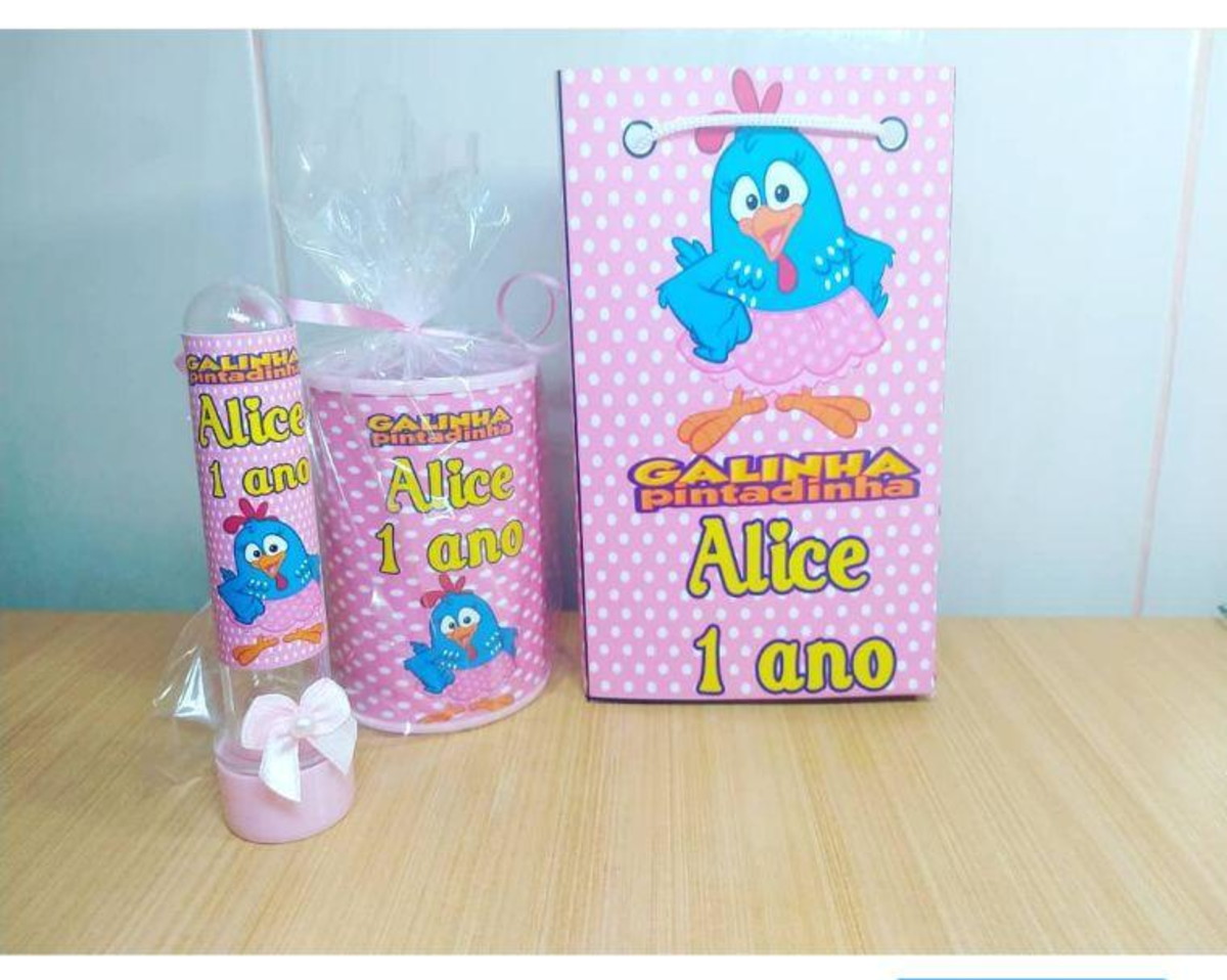 site:elo7.com.br Lembrancinha Galinha Pintadinha