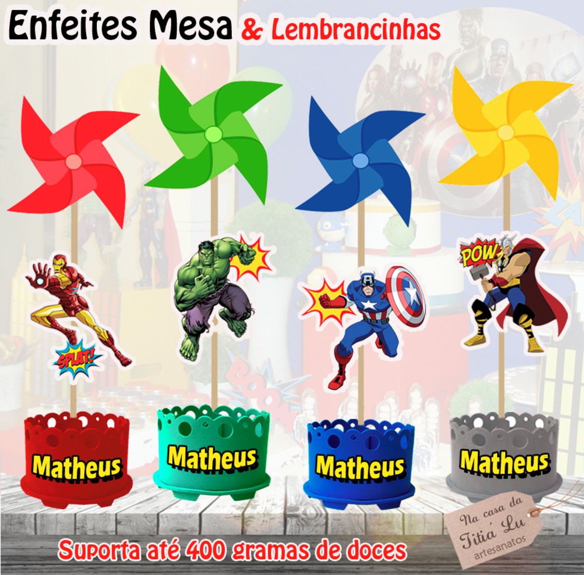 site:elo7.com.br Lembrancinha Vingadores