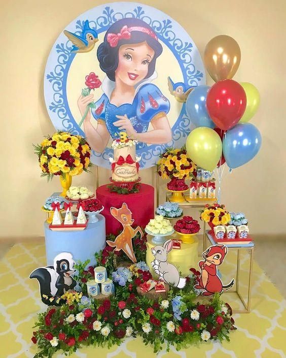 Decoração Festa Branca de Neve