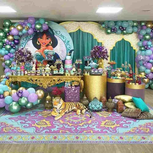 Decoração Festa Aladdin e Jasmine