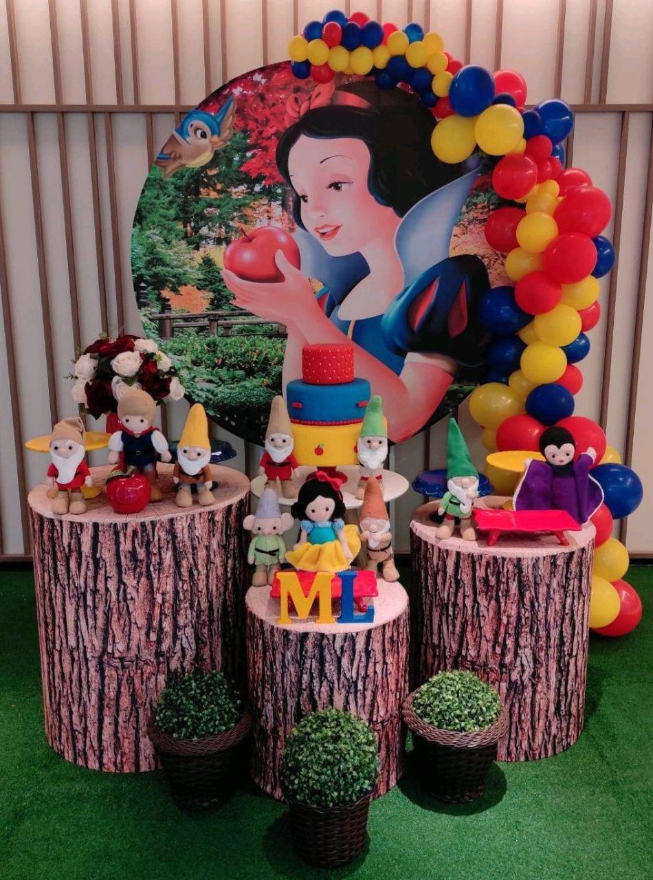 Decoração Festa Branca de Neve