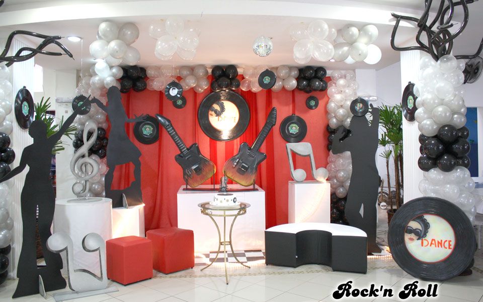 Decoração Festa Rock Star