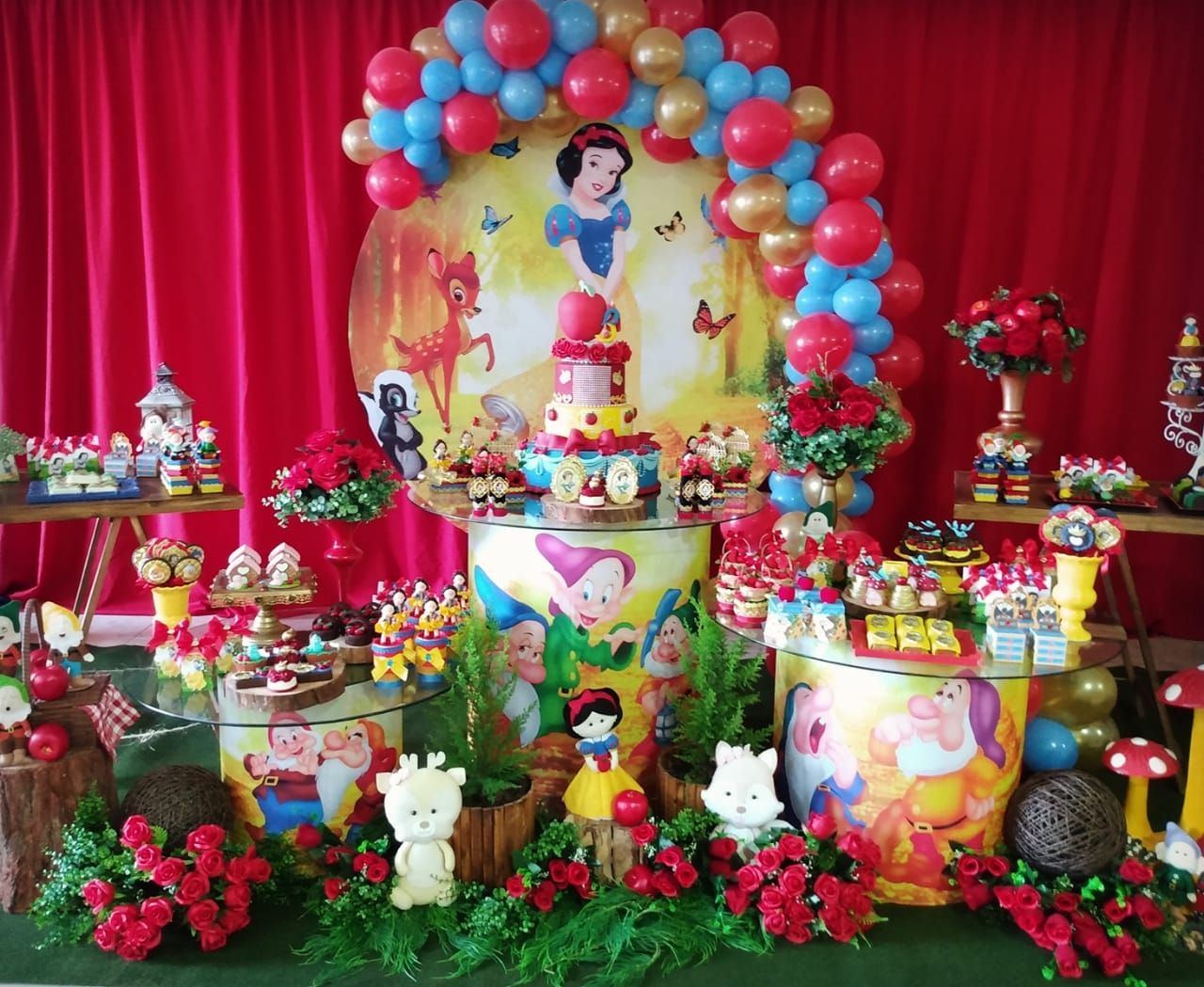 Decoração Festa Branca de Neve