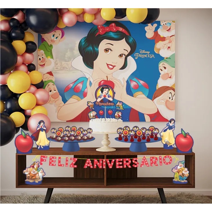 Decoração Festa Branca de Neve