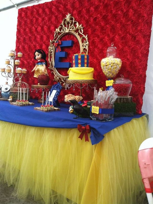 Decoração Festa Branca de Neve