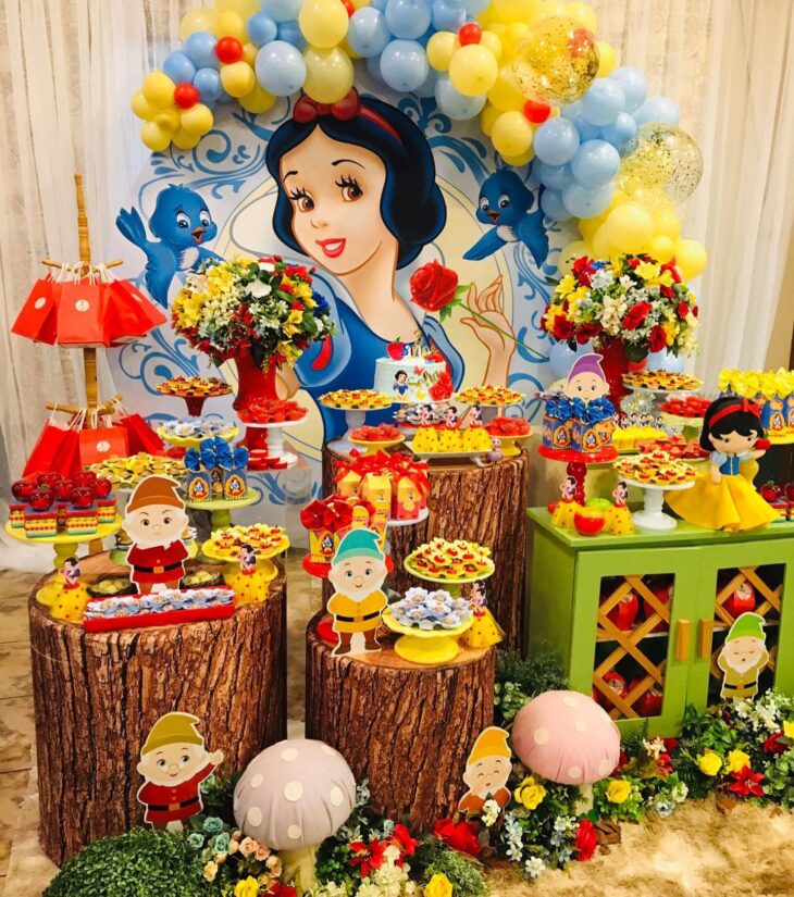 Decoração Festa Branca de Neve