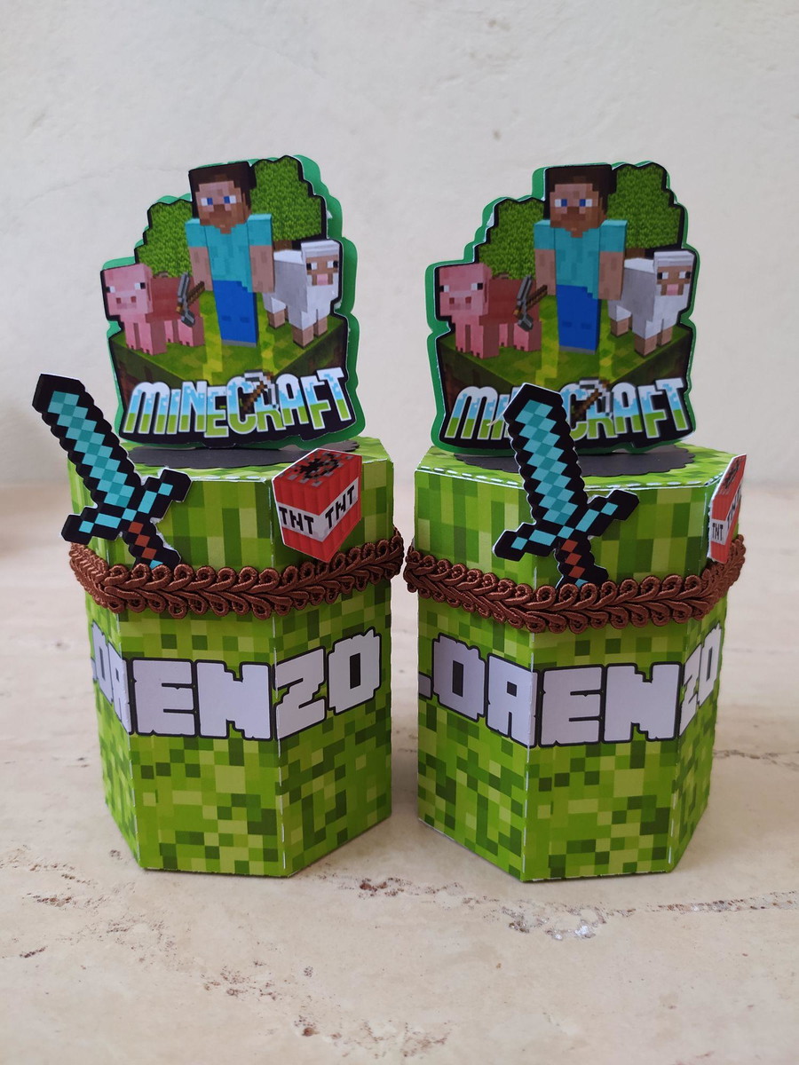 site:elo7.com.br Lembrancinha Minecraft