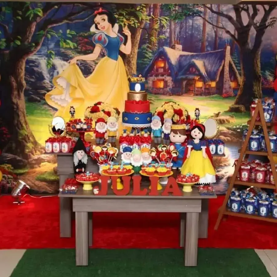 Decoração Festa Branca de Neve