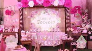 Decoração Festa Jardim Secreto