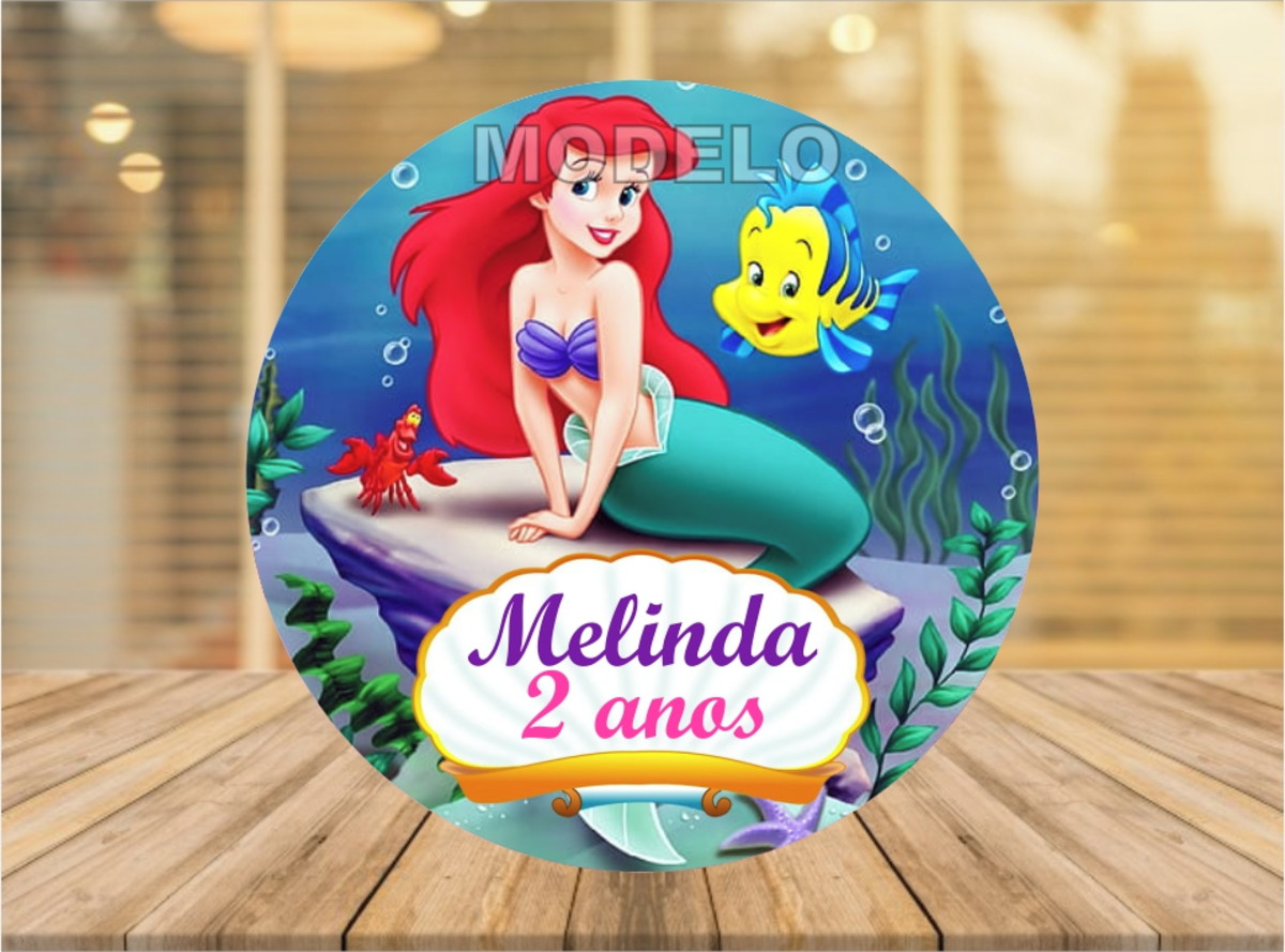 site:elo7.com.br Lembrancinha Ariel Pequena Sereia