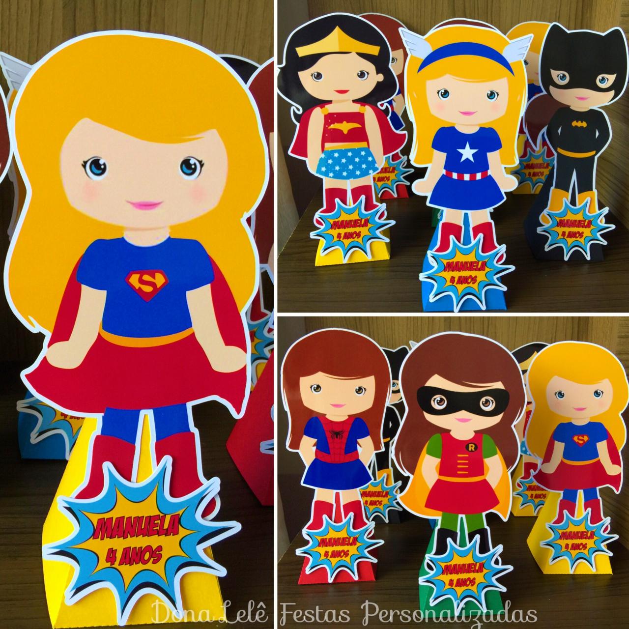 Decoração Festa Super Heroínas