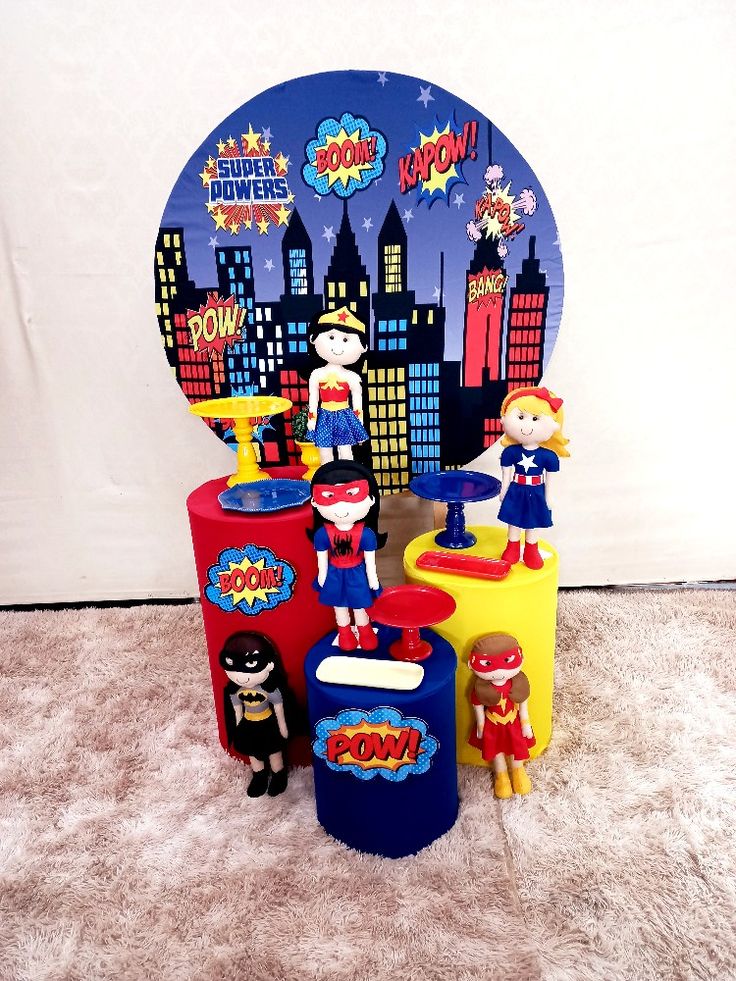 Decoração Festa Super Heroínas