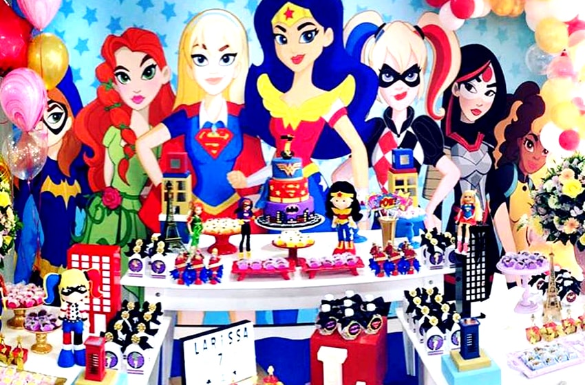 Decoração Festa Super Heroínas