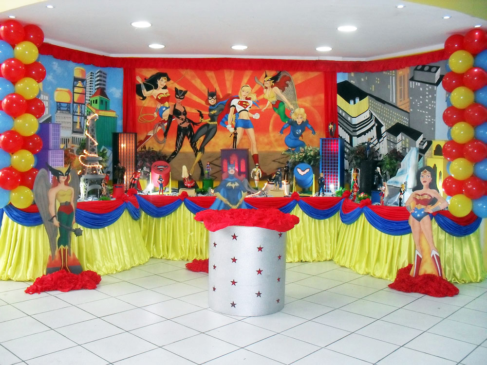 Decoração Festa Super Heroínas