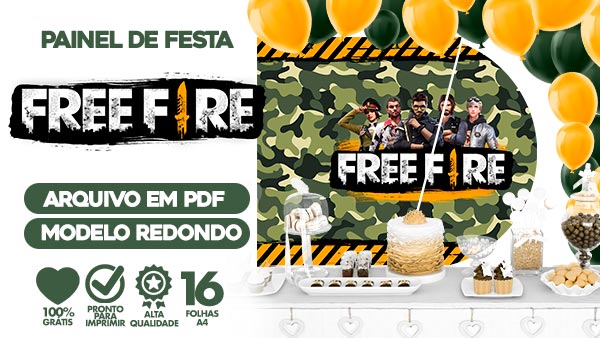 Decoração Festa Free Fire