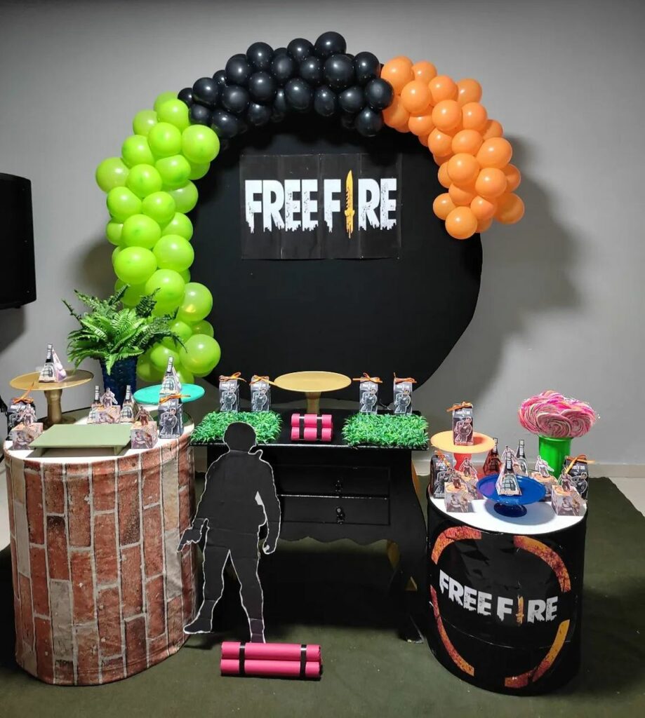 Decoração Festa Free Fire