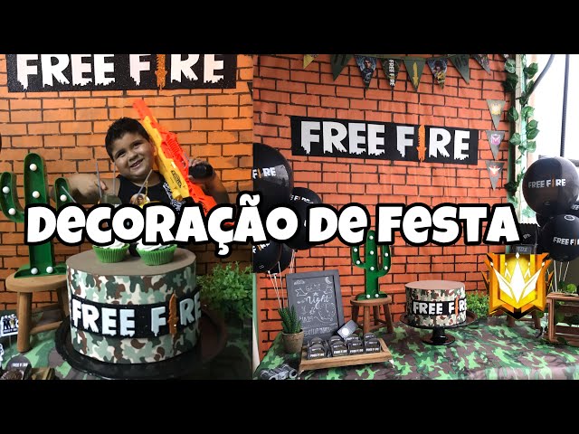 Decoração Festa Free Fire