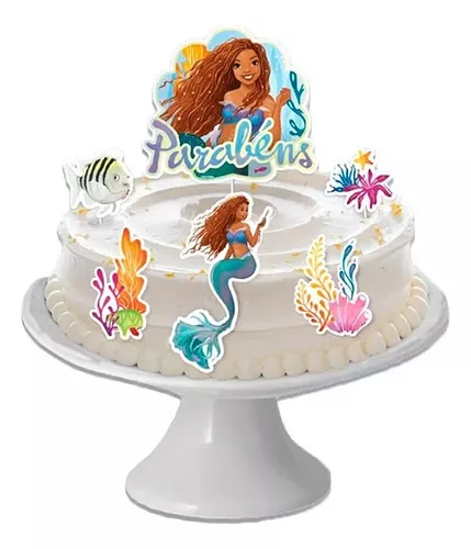 bolo-ariel-pequena-sereia