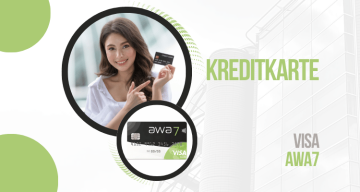 Wie beantrage ich eine awa7® Visa Kreditkarte