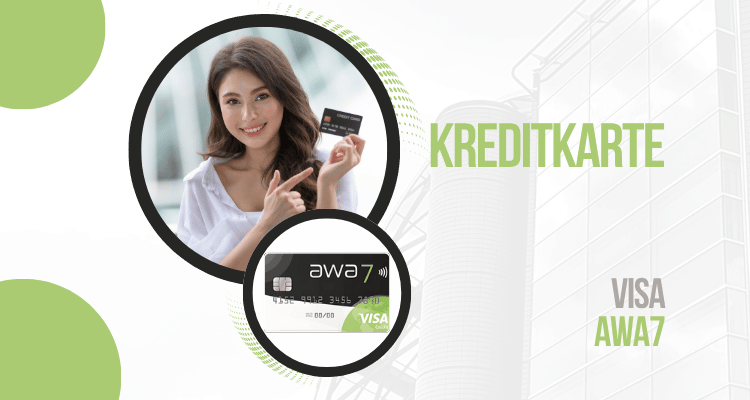Wie beantrage ich eine awa7® Visa Kreditkarte
